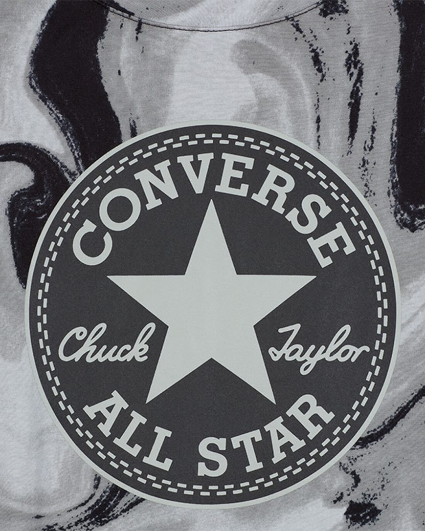 Dívčí T-Shirts Converse Dye Printed Chuck Taylor Patch Boxy Černé | CZ 31IUG08